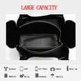 thumbnail image 4 of Simple Large Capacity Bucket Bag Fashion Shopping Bag One Shoulder Tote Bag, 4 of 6