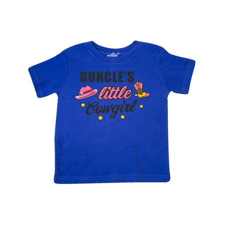 

Inktastic Guncles Little Cowgirl with Cowgirl Hat and Boots Gift Toddler Toddler Girl T-Shirt