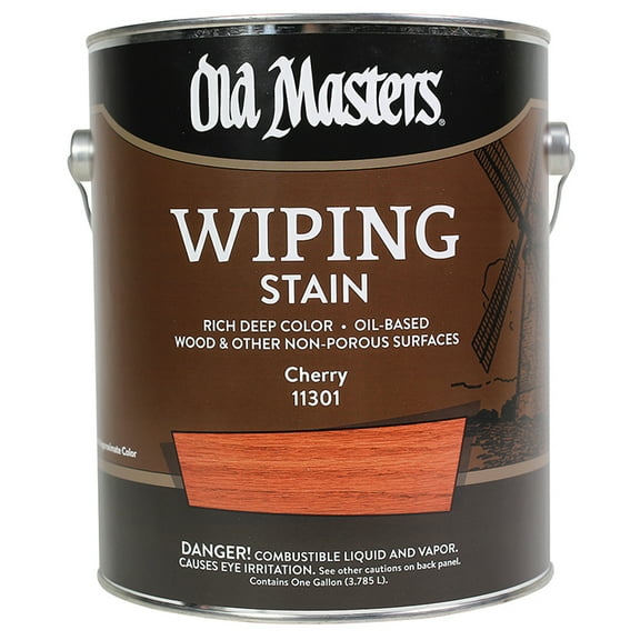 4-Pack of 1 gal Old Masters 11301 Cherry Old Masters Oil-Based Wiping Stain