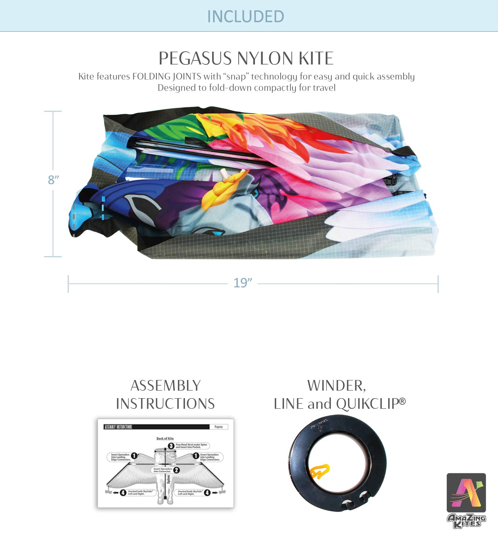 AmaZing Kites Unicorn 60" Wide