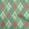 thumbnail image 1 of oneOone Velvet Light Green Fabric Check Argyle Fabric For Sewing Printed Craft Fabric By The Yard 58 Inch Wide, 1 of 4
