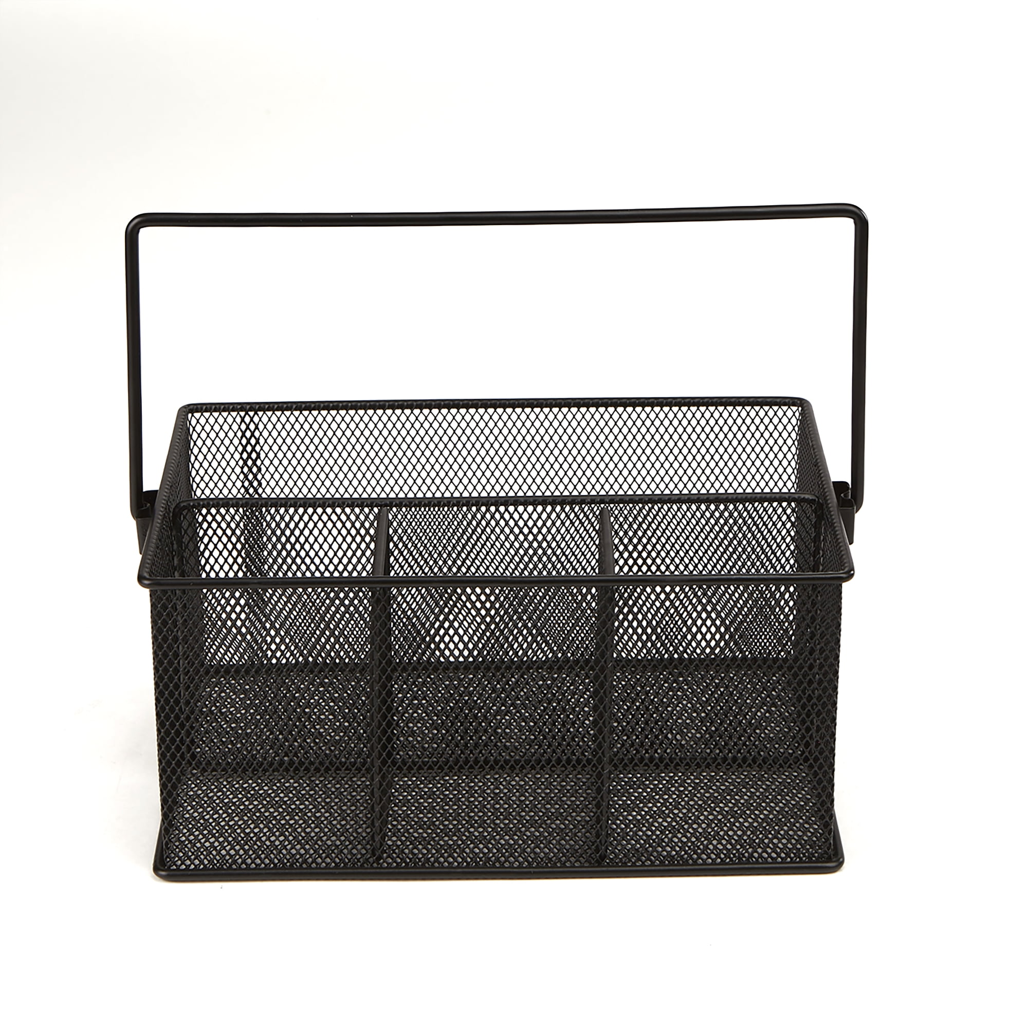 Mind Reader Metal Mesh Storage Basket Desk Organizer, Utensil Holder