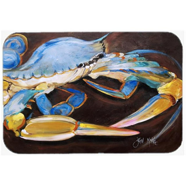 Blue Crab Glass Cutting Board, Large