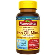 Nature Made Burp-Less Omega-3 From Fish Oil Minis Softgels - 60 ct