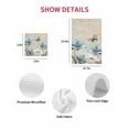 thumbnail image 7 of Spring Flowers Kitchen Dish Towels for Drying Dishes Set of 3, Vintage Rustic Tulips Floral Butterfly Khaki Waffle Weave Microfiber Hand Tea Bathroom Towels Quick Dry & Absorbent Towel 15.7x23.6, 7 of 7