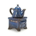 thumbnail image 3 of Fragrance Foundry Blue Teapot Stove Oil Warmer, 3 of 3