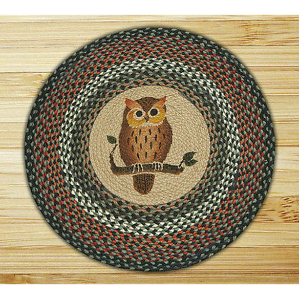 Owl 100 Natural Braided Jute Rug 27, Capitol Earth Rugs