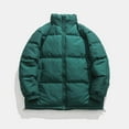 thumbnail image 2 of Vedolay Parka Jackets Coat for Men Fashion Coat Jacket Thick-Parka Overcoat Long Winter Outwear Green,3XL, 2 of 4