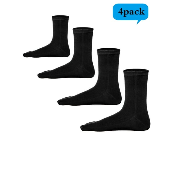 Womens Comfortable Casual Ankle Socks, 8 Pack Cotton Crew Socks for Women Black/Pink/Purple/Beige(Sock Size 5.5-10.5)