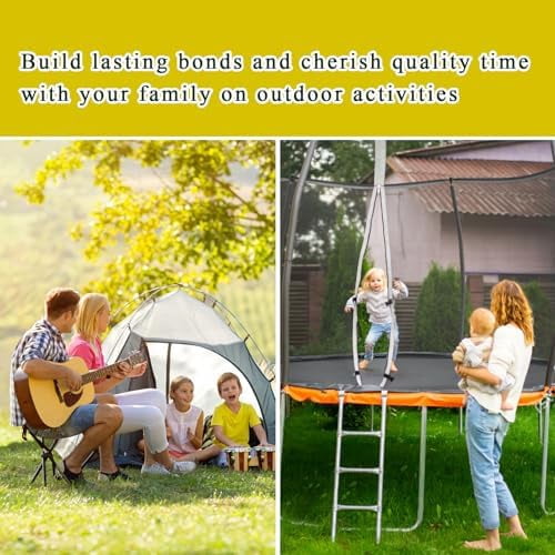 Jointown 8 Pcs Galvanized Trampoline Stakes-10 Inch, Heavy Duty Anti-Rust Garden Stakes, Ground Stakes, Garden Galvanized Landscape Staples Stakes for Trampoline, Camping Tent, Soccer Goal, Silver