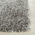 thumbnail image 5 of SAFAVIEH Popcorn Solid Polyester Shag Runner Rug, Silver, 2'3" x 7', 5 of 6