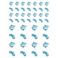 thumbnail image 1 of Hawaii Pacific University Sharks Small Sticker Sheet - 2 Sheets, 1 of 1