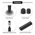thumbnail image 4 of 3pcs Stylus Pens for Touch Screens Capacitive Stylus Universal Tablet Pen, Black, 4 of 6