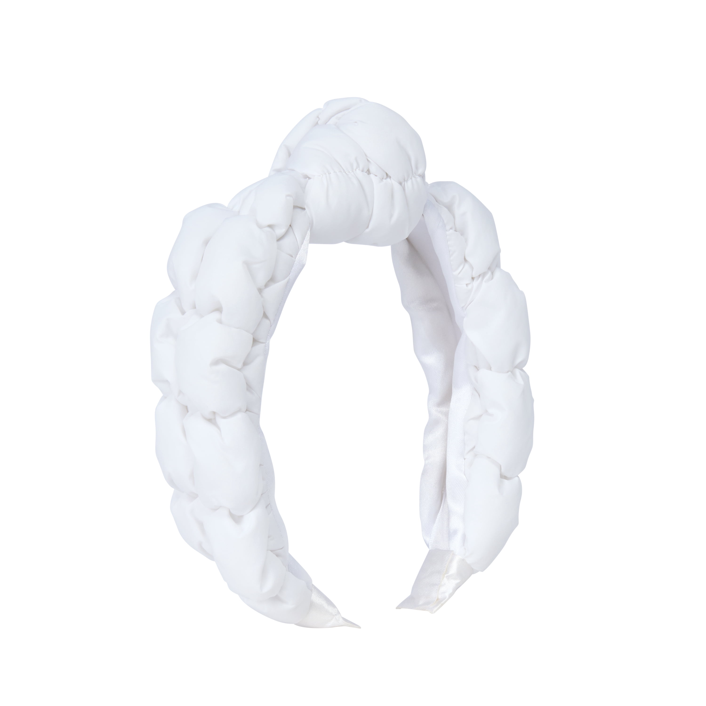 Goody Luxe Puffer Ouchless No-Snag Puffer Headband Winter White 1 Count