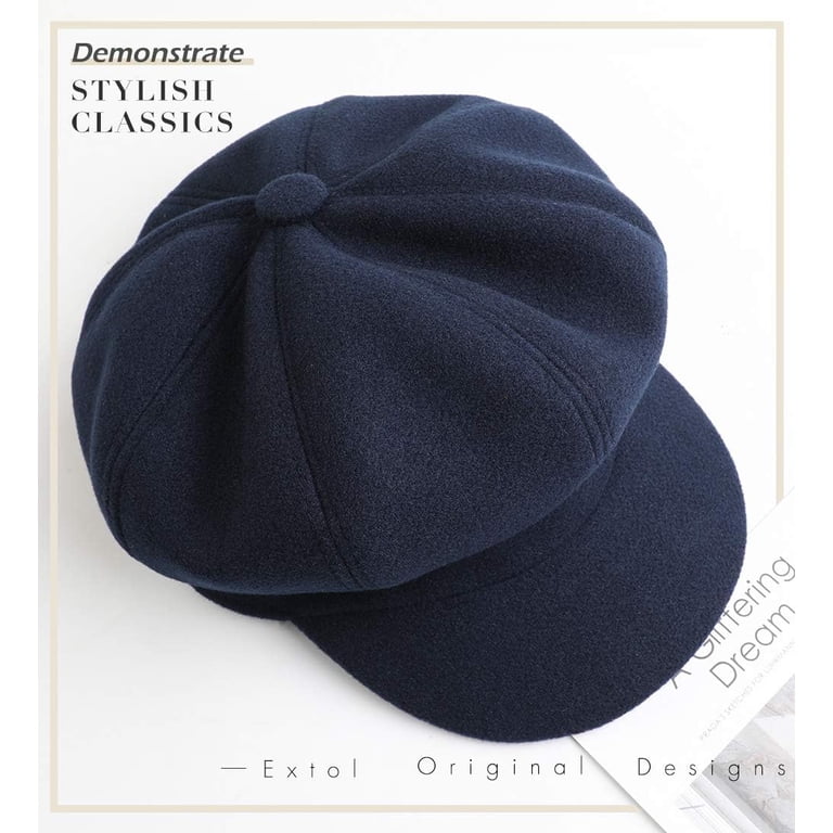 Women Beret Newsboy Hat French Wool Cap Classic Autumn  display picture 3