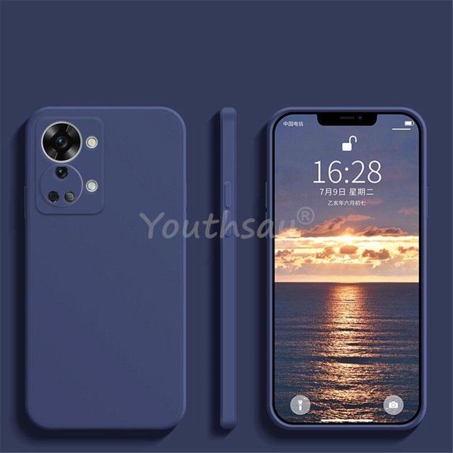 For OnePlus Nord 2T Case For OnePlus Nord 2T Cover Silicone TPU Fundas Rubber Phone Capa Protector Case OnePlus Nord 2T Cover Blue OnePlus Nord 2T