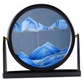 thumbnail image 2 of Dynamic Sand Picture, painting picture Ornament ,round dynamic sand liquid Decoration ,desktop sandbox adults Home Tabletop decor,Table Bedroom Flowing Sand toy Gift, 2 of 9