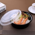 thumbnail image 2 of 32 oz Plastic 7.25" Round Meal Prep Food Containers with Lids BPA FREE US Seller, 2 of 8