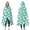 LightGreen Cartoon Dinosaurs-2, variant on Wearable Blanket,LightGreen Cartoon Dinosaurs Prehistoric Pattern Hooded Wearable Flannel Blanket for Adults & Teens,Winter Poncho Shawl Wrap Cape Cozy Anti-Pill,60"x80"
