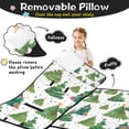 thumbnail image 3 of White Christmas Watercolor Tree Pattern Toddler Nap Mats for Kids Preschool,50"x20" Sleeping Mat Bag or Kids,Toddler Sleeping Bag,Toddler Nap Mat or Daycare, 3 of 6