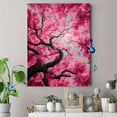 thumbnail image 4 of QISVANSET Pink Cherry Blossom Tree Canvas Wall Art 15.75x11.81 Inches, 4 of 5