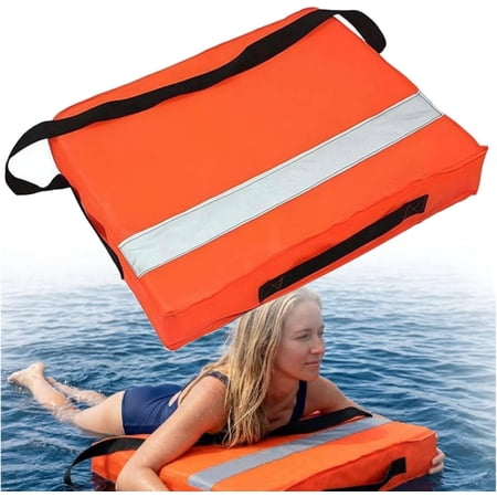 Throwable Boat Cushion Marine Safety Flotation Device High Buoyancy Floating Foam Cushion Waterproof Emergency Throwing Pad for Boating Kayak