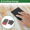 thumbnail image 2 of Unique Bargains 8 Pcs 5.51 x 4.33 Inch P1500 Sanding Sponge Fine Sanding Pads Washable for Metal Wood Drywall Walls Stone Automotive Paint Plastic DIY 0.2 Inch, 2 of 8