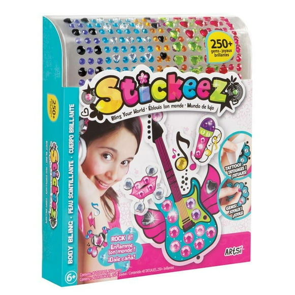 Joyaux brillantes de tatouages de Stickeez pour peau scintillante