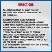 Super Tech Dot 4 Motor Vehicle Brake Fluid, 32 fl oz