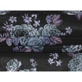 thumbnail image 5 of oneOone Velvet Black Fabric Florals Diy Clothing Quilting Fabric Print Fabric By Yard 58 Inch Wide, 5 of 7