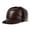 Brown cap, variant on Winter Bomber Hat Men Russian Brown Leather Ushanka Cap With Ear Flaps Fu-r Warm Genuine Cow Leather Baseball Cap ,Soft Feel