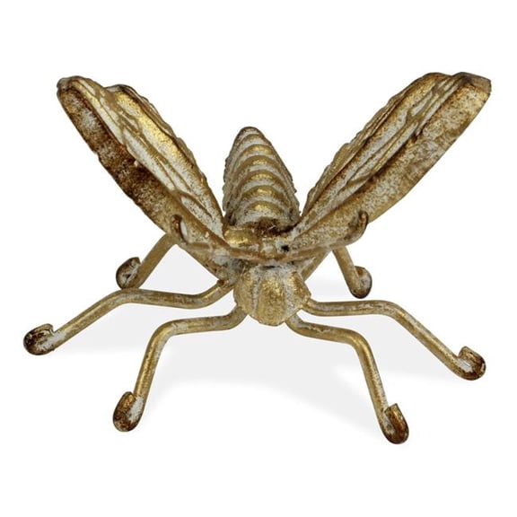 Golden Cast Iron Butterfly Tabletop Decor