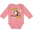 thumbnail image 3 of Inktastic My Grandma Loves Me Owl Boys or Girls Long Sleeve Baby Bodysuit, 3 of 5