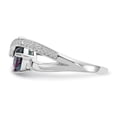 thumbnail image 4 of 2.10 Carat (ctw) Lab-Created Alexandrite Ring in Sterling Silver, 4 of 5