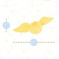 thumbnail image 2 of Kids Preferred Harry Potter Golden Snitch Plush Stuffed Animal a Soft Golden Ball with Detailed Embroidered Wings for Babies, Toddlers, and Kids 3 Inch Ball with Wings, 2 of 6