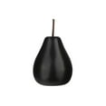 thumbnail image 1 of Urban Trends Collection 50981 Porcelain Pear Figurine with Stem, Matte Black - Large, 1 of 1