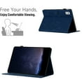 thumbnail image 5 of Case for Lenovo Tab M9 9.0" 2023, Embossed PU Leather Cover Flip with Smart Auto Wake / Sleep Stand Function Pencil Holder and Card Slots & Footgrip for Lenovo Tab M9 9.0" 2023 Case, Blue, 5 of 5
