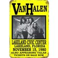 thumbnail image 1 of Placa Metal Vintage Banda Van Halen Pintura Hierro Rectangular Pared 30x40cm, 1 of 9