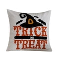 thumbnail image 1 of Funda De Cojín Decorativa De Halloween 18 X 18 Decoración De Halloween Para Exterior E Interior Funda De Cojín Para Fiesta Rústica Funda Para Sofá Cama Y Silla Decoración Para El Hogar, 1 of 2