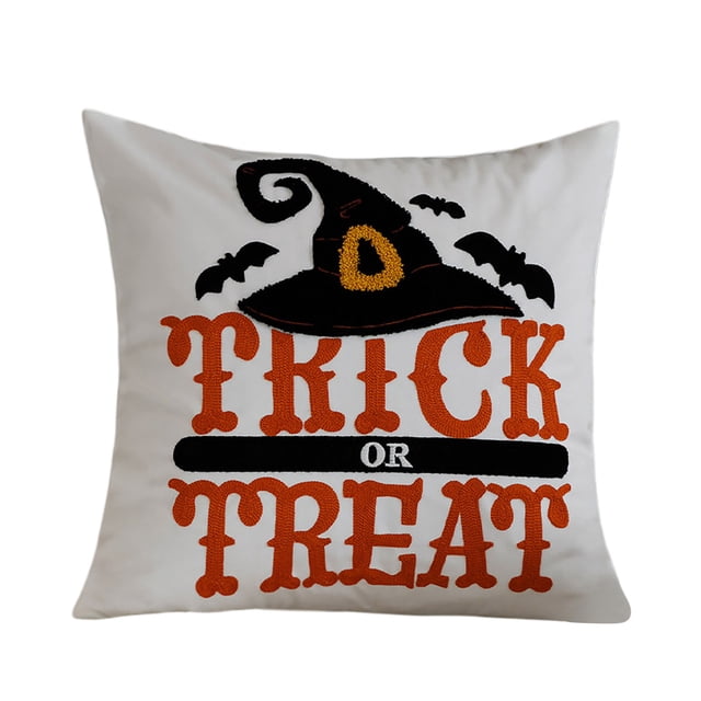 Funda De Cojín Decorativa De Halloween 18 X 18 Decoración De Halloween Para Exterior E Interior Funda De Cojín Para Fiesta Rústica Funda Para Sofá Cama Y Silla Decoración Para El Hogar