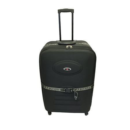 Softside Spinner Luggage 28 inch Expandable Travel Suitcase 360 Spinner Quality 4 Spinning wheels Rolling Upright Traveling Case