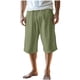 thumbnail image 2 of pstuiky Pantalones cortos deportivos, Pantalones cortos deportivos informales de moda para hombre con bolsillos y cintura con cordones para fitness y deporte. Pantalones cortos de golf, 2 of 7