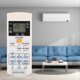 thumbnail image 2 of ABS Durable White Air Conditioner Controller Remote Control Accessory for A75C3297 without Battery, 2 of 3