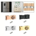 thumbnail image 4 of Multifunctional Password Cabinet Door Lock Metal Door Bolt Drawer Lock 4 Inch Gold, 4 of 9