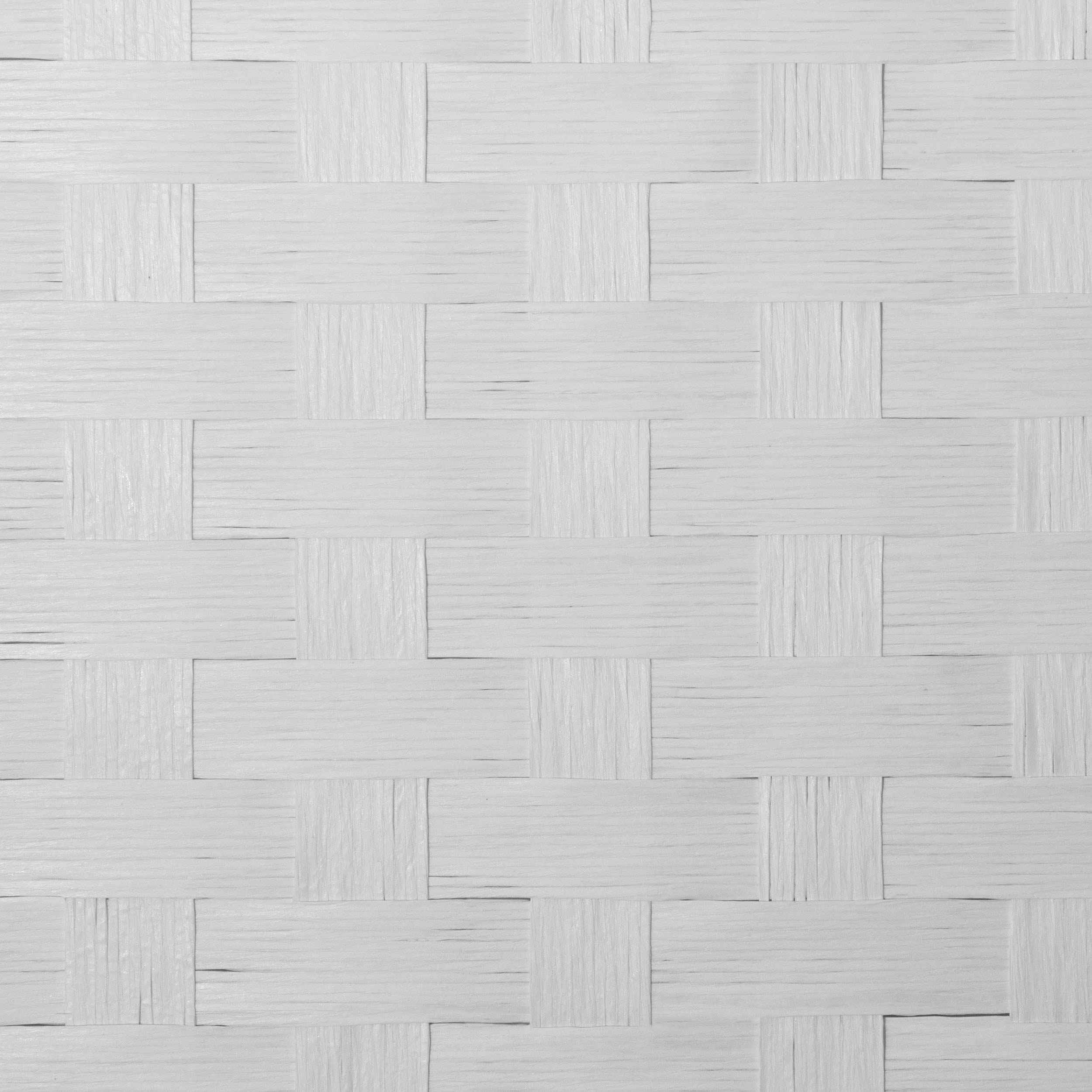 Red Lantern 3 ft. Short Woven Fiber Folding Screen - White - 8 Panel