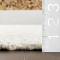 thumbnail image 6 of nuLOOM Thellia Textured Flatweave Shag Rug, 5' x 8', Thellia Beige, 6 of 8