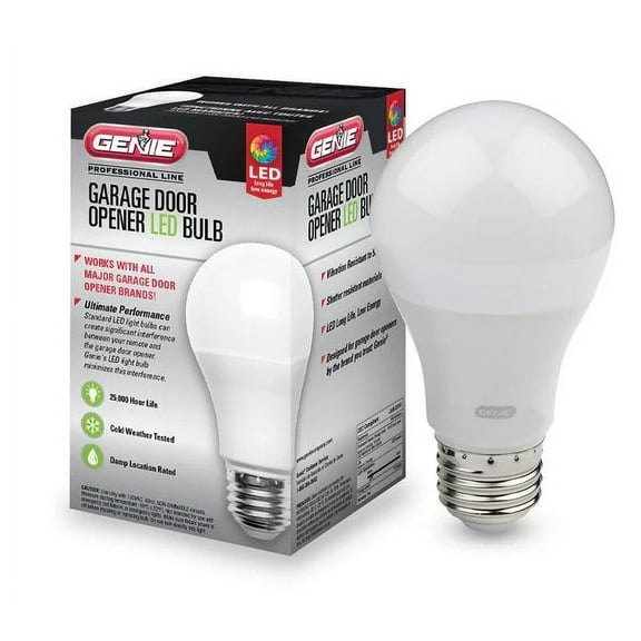 Genie LED Light Bulb 40655R Industry Tested Vibration Resistant 60 Watt LED Garage Door Light  GarageDoorProject | 100% OEM | US Vendor