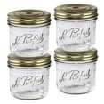 thumbnail image 1 of Le Parfait Familia Wiss Terrine Wide Mouth French Glass Jar w/Airtight 2-Piece System Gold Lids | Ideal for Canning, Food Storage, 1 of 9