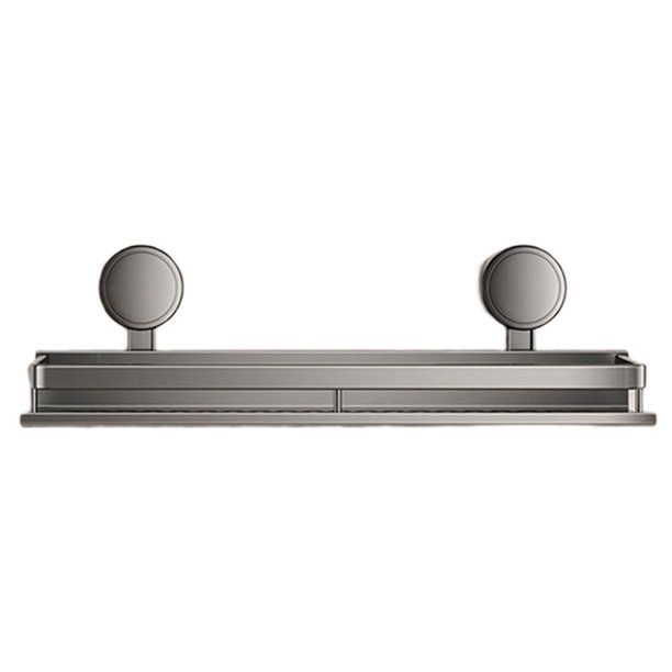 Estante de Baño Adhesivo con Ventosa Sin Taladro, Estante de Baño, Estante de Inodoro de Aluminio, Organizador de Baño para Colgar en la Pared.