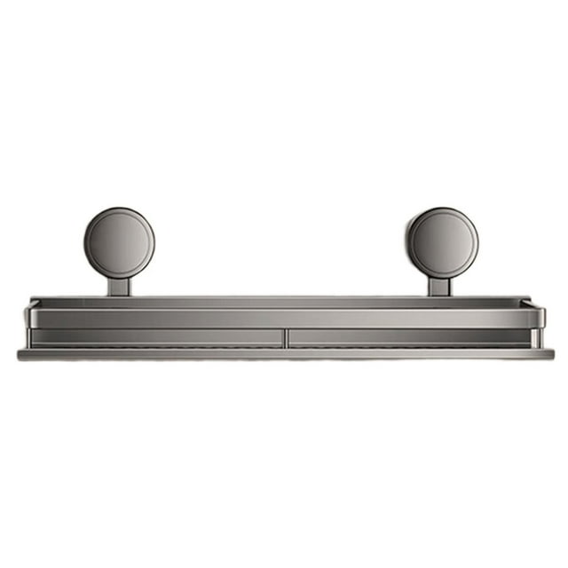 Estante de Baño Adhesivo con Ventosa Sin Taladro, Estante de Baño, Estante de Inodoro de Aluminio, Organizador de Baño para Colgar en la Pared.
